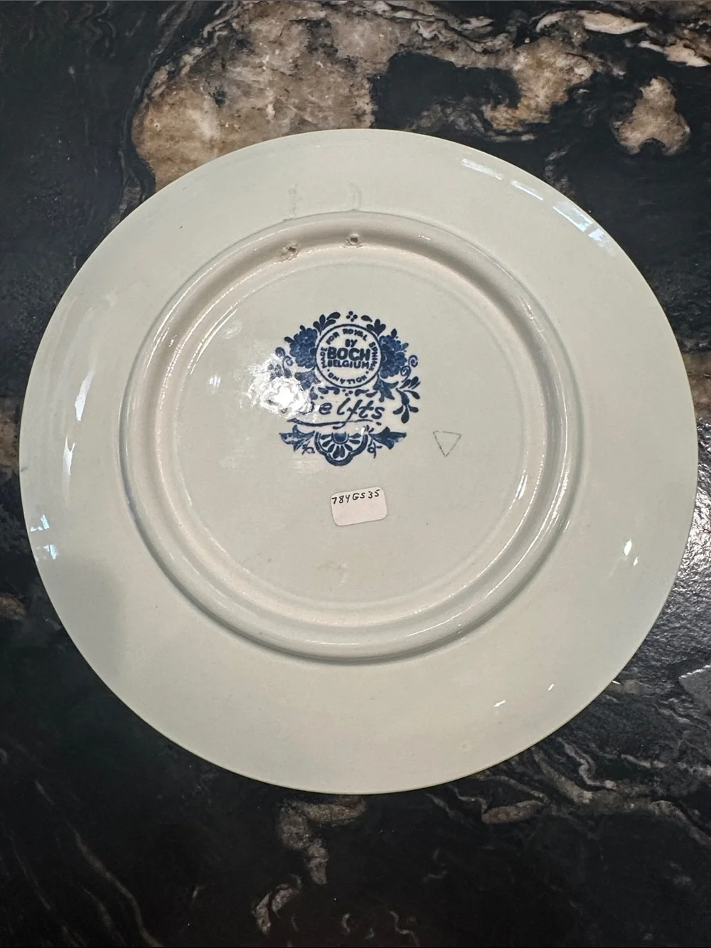 Vintage Delfts Plate